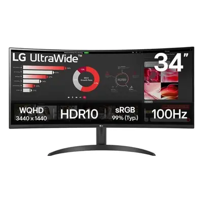 34" LG UltraWide 34WR50QK 34WR50QK-B.AEU