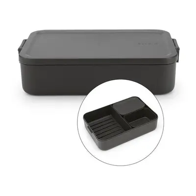 Svačinový box Brabantis Bento Make & Take - Dark Grey