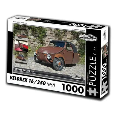 RETRO-AUTA Puzzle č. 55 Velorex 16,350 (1967) 1000 dílků