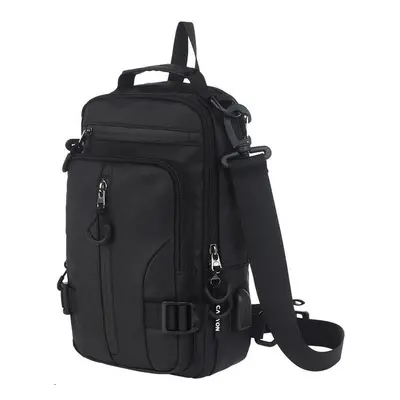 CANYON CB-1 batoh, 29 x 16 x 9cm, 3.5L, USB-A port, 3+3 kapsy, 2 interní přepážky, dešti odolný,