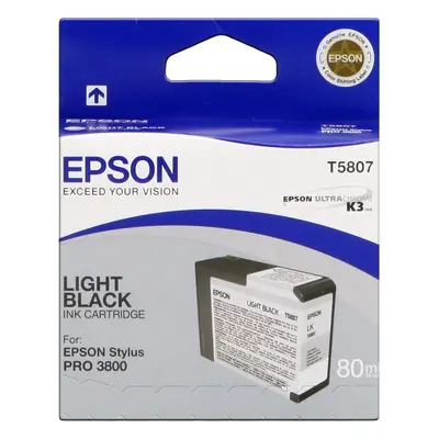 Cartridge Epson T580 světlá černá