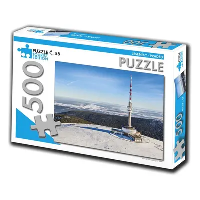 Puzzle Tourist edition Puzzle Jeseníky, Praděd 500 dílků (č.58)