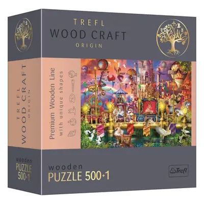 Puzzle Trefl Wood Craft Origin puzzle Kouzelný svět 501 dílků