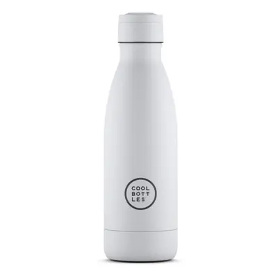 Cool Bottles nerezová termolahev Mono White třívrstvá 350 ml