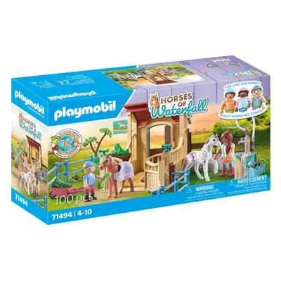 Set figurek a příslušenství Playmobil 71494 Jezdecká stáj