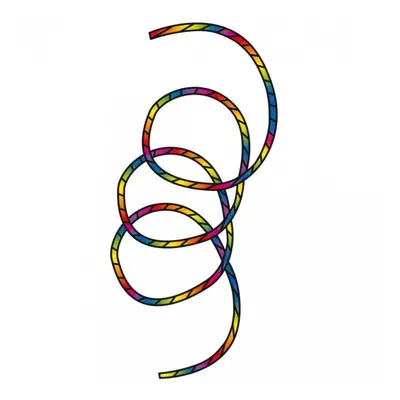 Stuha Invento Tube Tail Rainbow Spiral 24 m