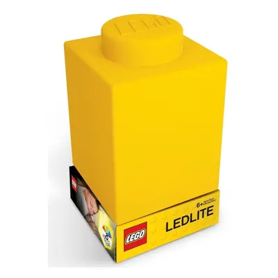 Noční světlo LEGO Classic Silikonová kostka - žlutá