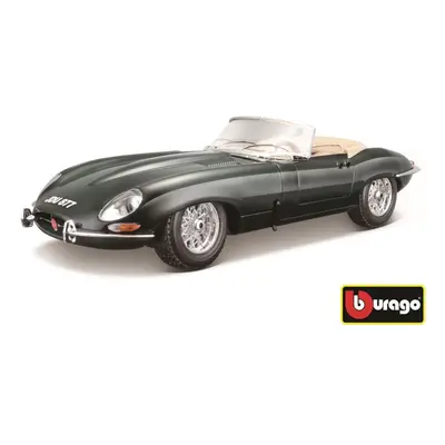 Kovový model Bburago Jaguar E Cabriolet (1961) Green