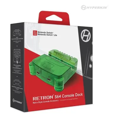 Herní doplněk Hyperkin RetroN S64 Console Dock for Nintendo Switch (Lime Green)