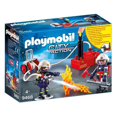 Figurky Playmobil Hasiči s vodním čerpadlem