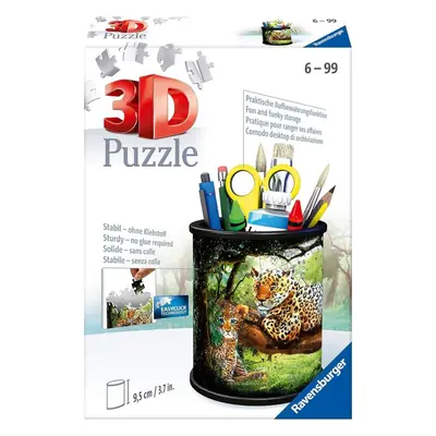 RAVENSBURGER 3D puzzle stojan: Levharti 57 dílků