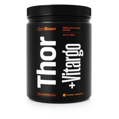 Anabolizér GymBeam Thor Fuel + Vitargo 600 g, mango maracuja