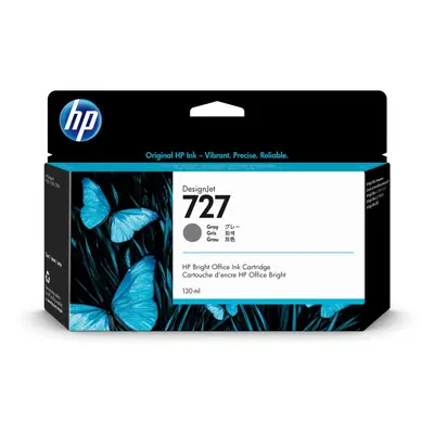 HP originální ink B3P24A, HP 727, gray, 130ml, HP DesignJet T1500, T2500, T920