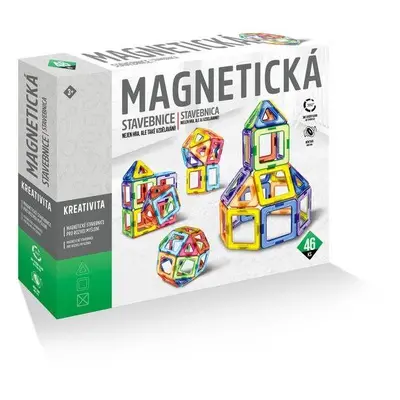 Stavebnice Magnetická stavebnice 46 ks