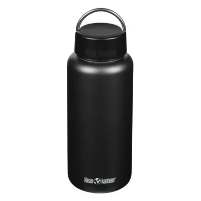 Láhev na pití Klean Kanteen Wide w/Wide Loop Cap, black 1182 ml