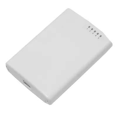 MikroTik RouterBOARD RB750P-PB PowerBox, 5xLAN (4x PoE-OUT), Outdoor, nap. adaptér, ROS L4, mont