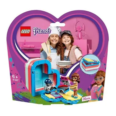 Stavebnice LEGO Friends 41387 Olivia a letní srdcová krabička