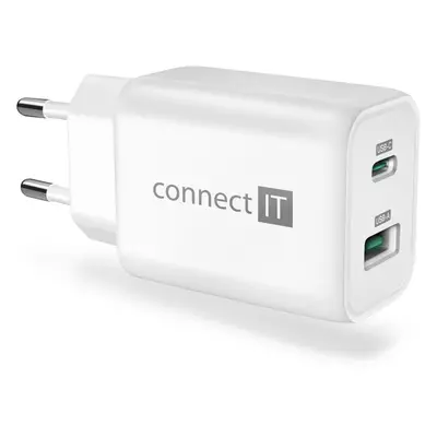 Nabíječka do sítě CONNECT IT Wanderer2 33W PD, bílá