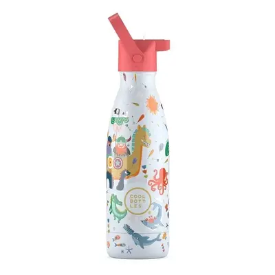 Cool Bottles dětská nerezová termolahev Kids Brave Vikings třívrstvá 350 ml 3D