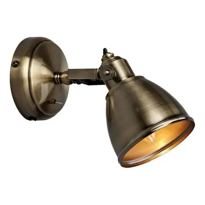 Nástěnná lampa Markslöjd 104048 - Nástěnné svítidlo FJÄLLBACKA 1xE14/40W/230V mosaz