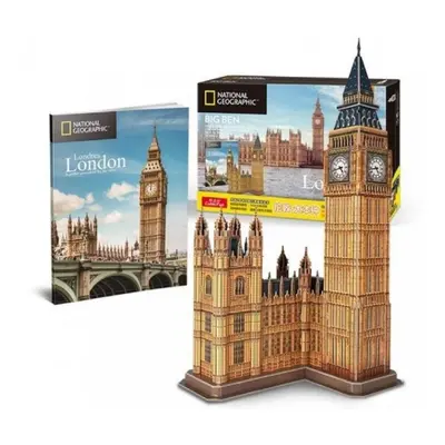 3D puzzle Cubicfun 3D puzzle National Geographic: Big Ben 94 dílků