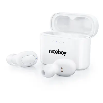 Bezdrátová sluchátka Niceboy HIVE Podsie 3 Polar White