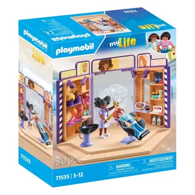 Set figurek a příslušenství Playmobil 71535 Kadeřnický salon