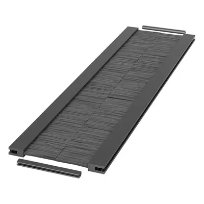 Organizér kabelů CONTEG DP-KP-KAR6 - kartáčová průchodka, 500 x 110 mm, 2x kartáč, 2x lemovka