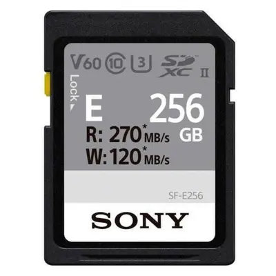 SONY SFE256/SDXC/256GB/270MBps/UHS-II U3 / Class 10