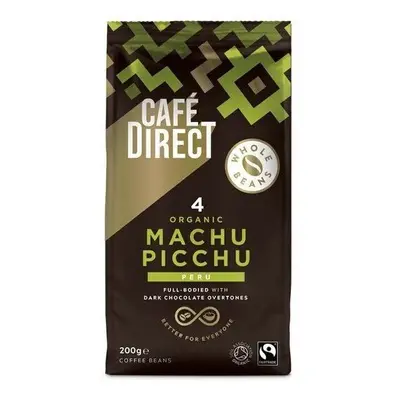 Káva Cafédirect BIO Machu Picchu SCA 82 zrnková káva 200g