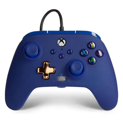 Gamepad PowerA Enhanced Wired Controller - Midnight Blue - Xbox