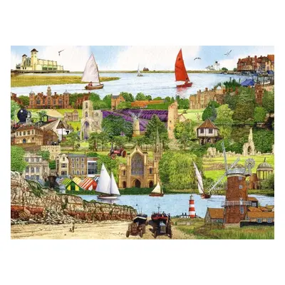 RAVENSBURGER Puzzle Útěk do Norfolku 500 dílků