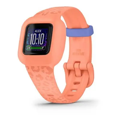 Fitness náramek Garmin vívofit jr. 3 Peach Leopard