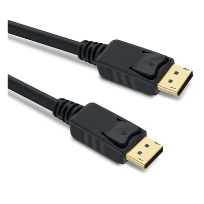 Video kabel PremiumCord DisplayPort 1.4 přípojný kabel M/M, zlacené konektory, 1m