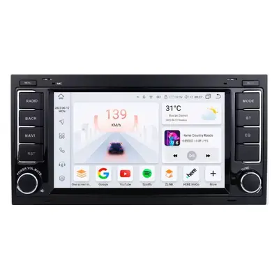 Autorádio OSSURET 8 GB CarPlay Autorádio Volkswagen Touareg, Transporter T5 Multivan, Android Au