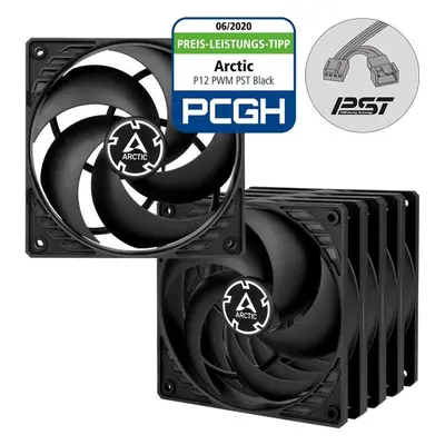 Ventilátor do PC ARCTIC P12 PWM PST Value pack (5ks)