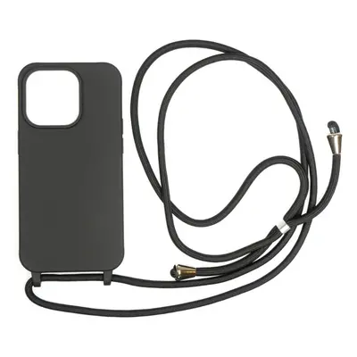 Kryt na mobil Mobile Origin Lanyard Case Black iPhone 14 Pro