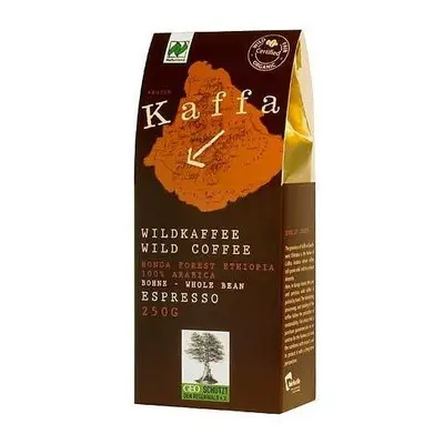 Káva DWP eG Zrnková káva Fairtrade - BIO Kaffa espresso 250g