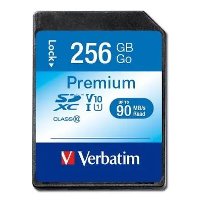 Paměťová karta Verbatim SDXC 256GB Premium