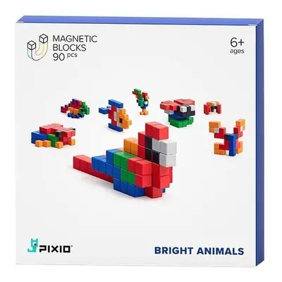 Stavebnice Pixio Bright Animals Smart magnetická