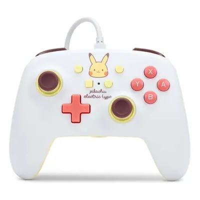 Gamepad PowerA Enhanced Wired Controller - Pikachu Electric Type - Nintendo Switch