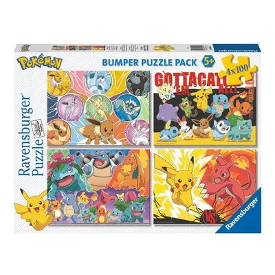 Puzzle Ravensburger 056514 Pokémon 4x100 dílků