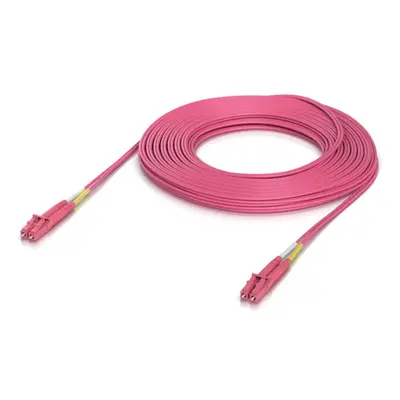 Ubiquiti OM4 Duplex LC UPC Fiber Patch Cable 15m - Multi-mode patch kabel, duplex LC, délka 15m