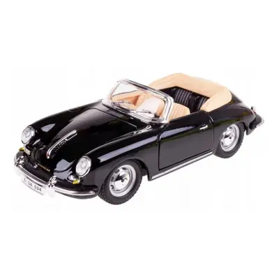 Kovový model Bburago Porsche 356 B Cabriolet Black 1:24