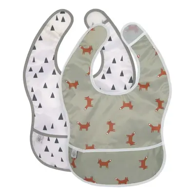 Bryndák Lässig Lightweight Bib Little Forest Fox, 2 ks