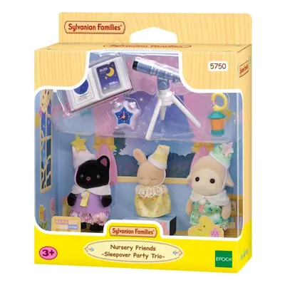 Set figurek a příslušenství Sylvanian Families Pyžamo party Baby Trio