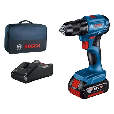 Akumulátorový šroubovák BOSCH Professional GSR 185 LI (1x 4,0 Ah, nabíječka, taška), 0.601.9K3.