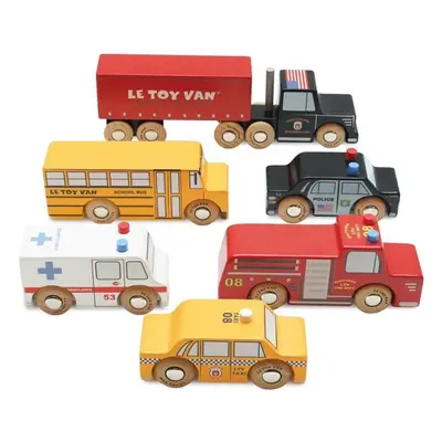 Auto Le Toy Van Set autíček New York