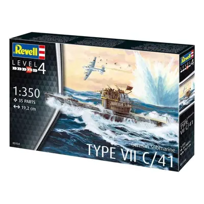 Plastikový model Plastic ModelKit ponorka 05154 - German Submarine Type VII C/41