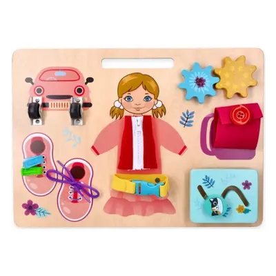 Activity board Adam Toys Vzdělávací závěsná, naučná tabule - Anička